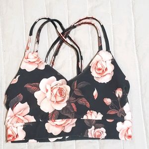 Purple Pixies Printed Criss Cross Top CM